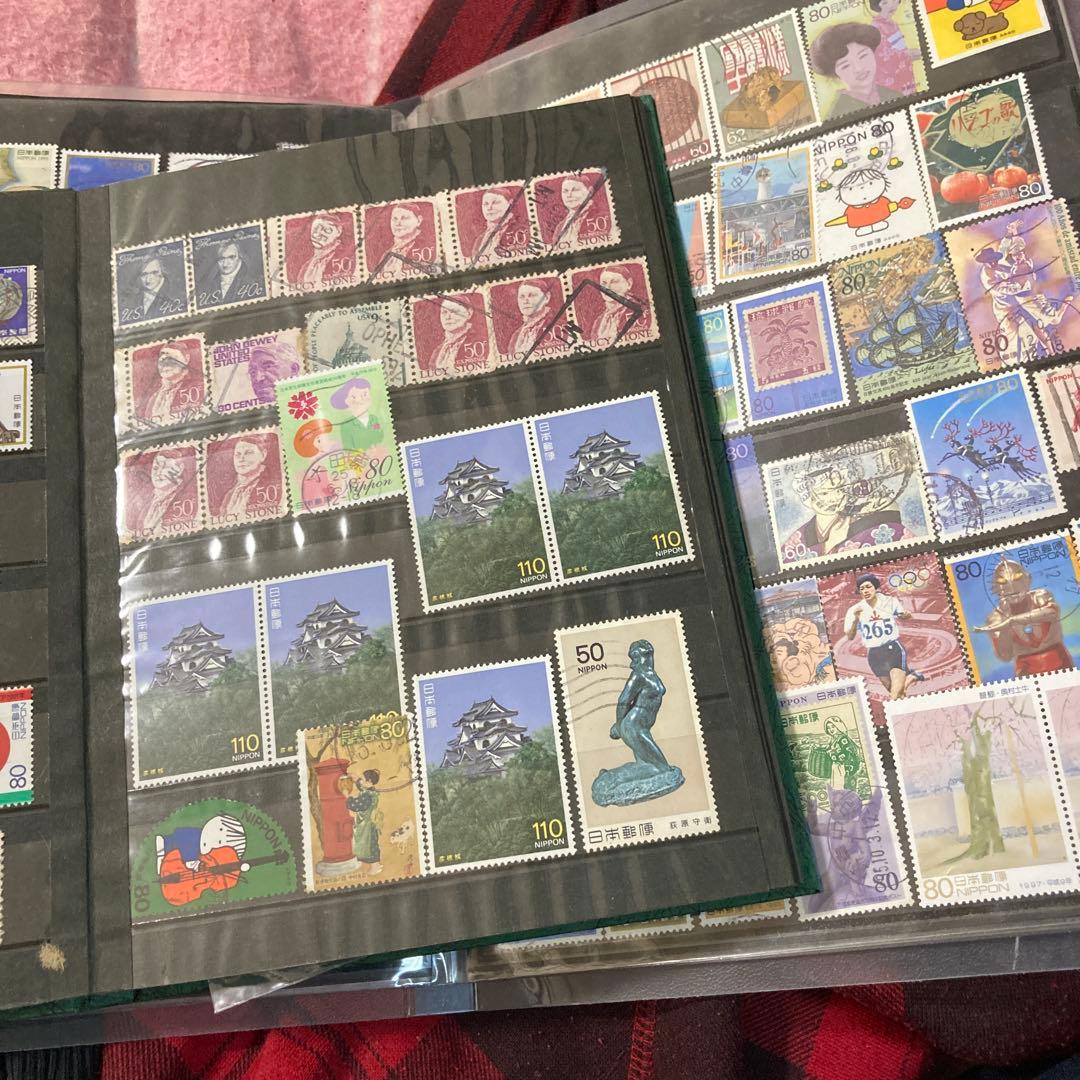 日本 使用済み切手 未使用切手コレクション