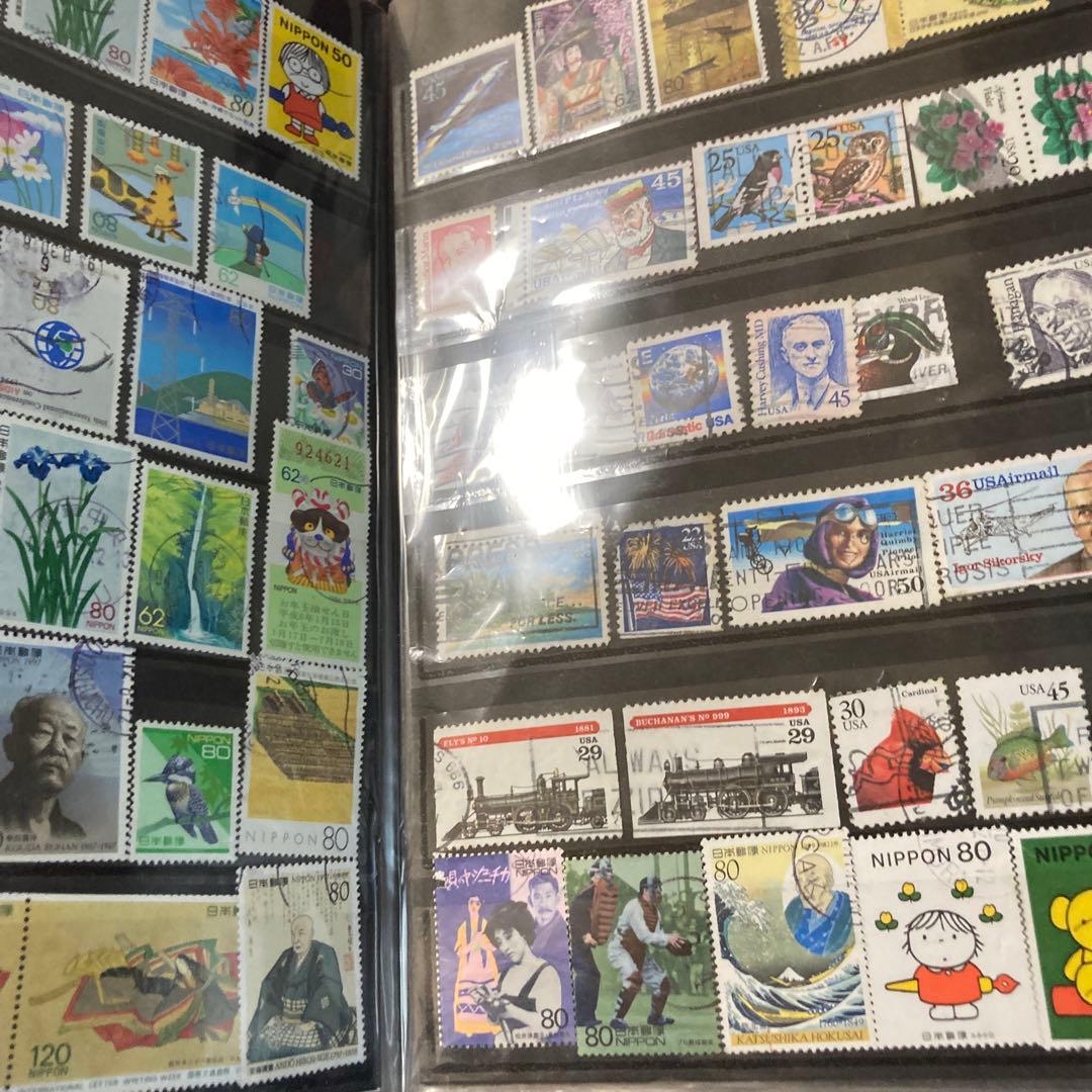 日本 使用済み切手 未使用切手コレクション