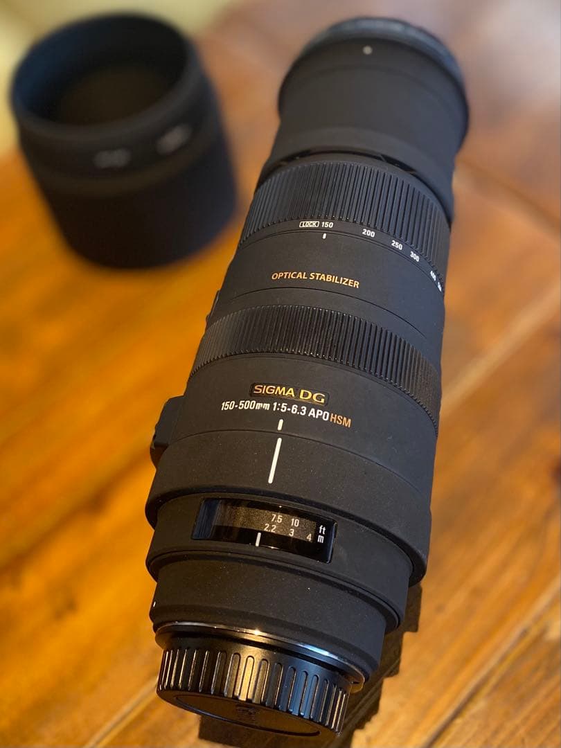 SIGMA シグマ150-500mm 1:5-6.3APO HSM キャノン用
