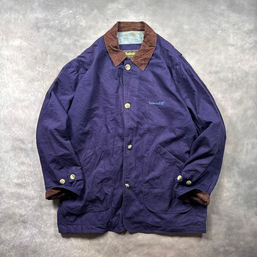 ティンバーランド 古着 90sフィールドジャケット　コーデュロイカラー　S17