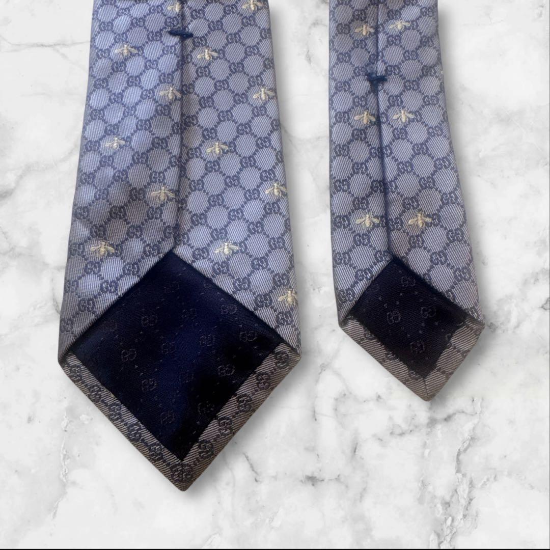 GUCCI グッチ　gg柄　蜂　ビー　ベージュ　現行タグ