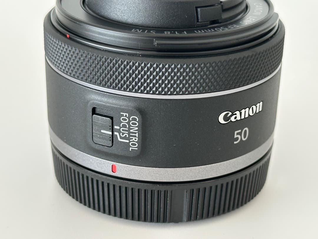 【美品】Canon RF50mm F1.8 STM / フード、フィルター付