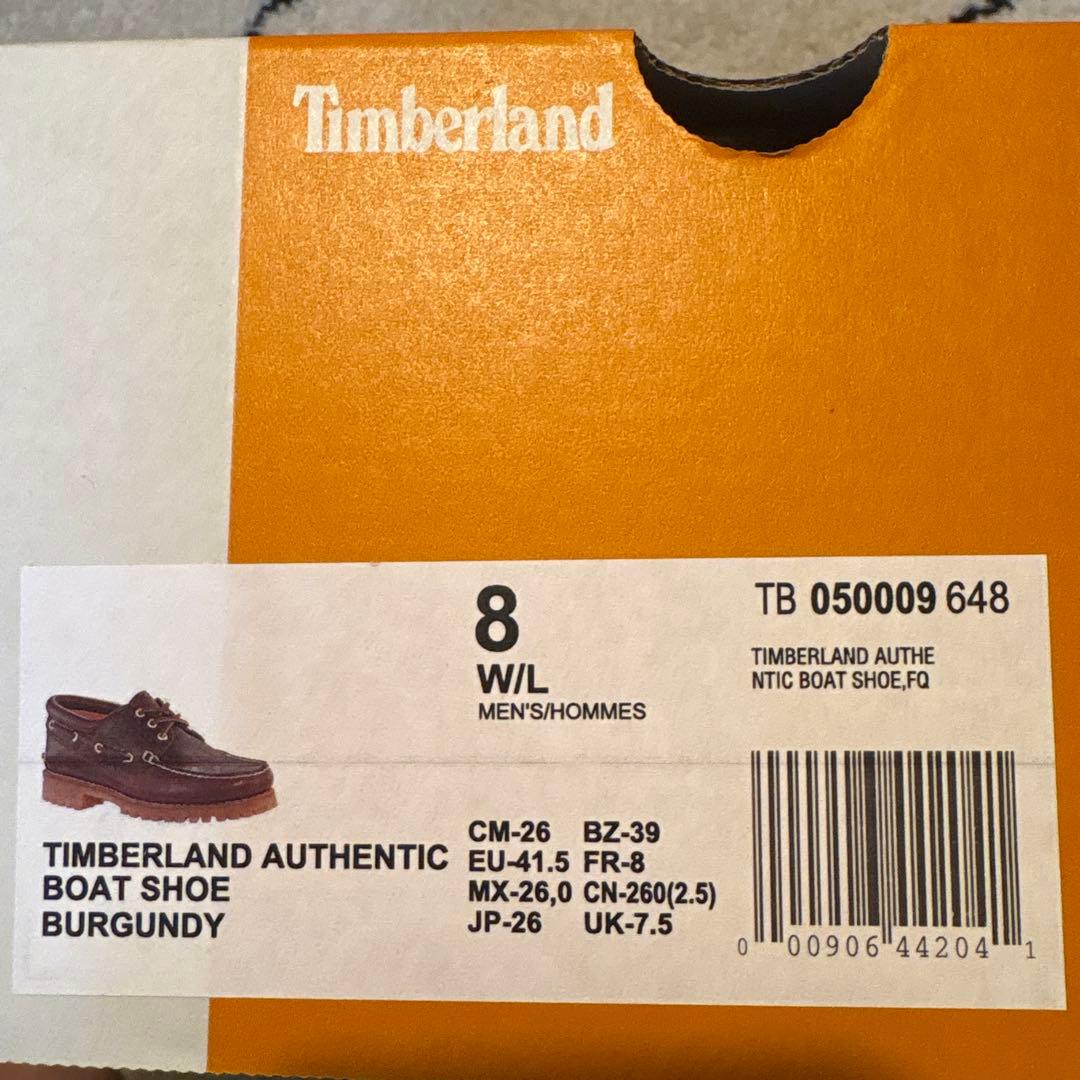 Timberland 3eye バーガンディ