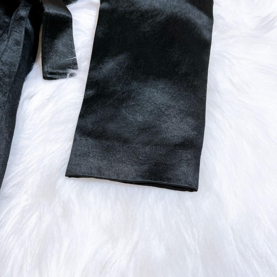 ハザマ 2020-21AW 駆け巡る黒衣コート アセテートVER