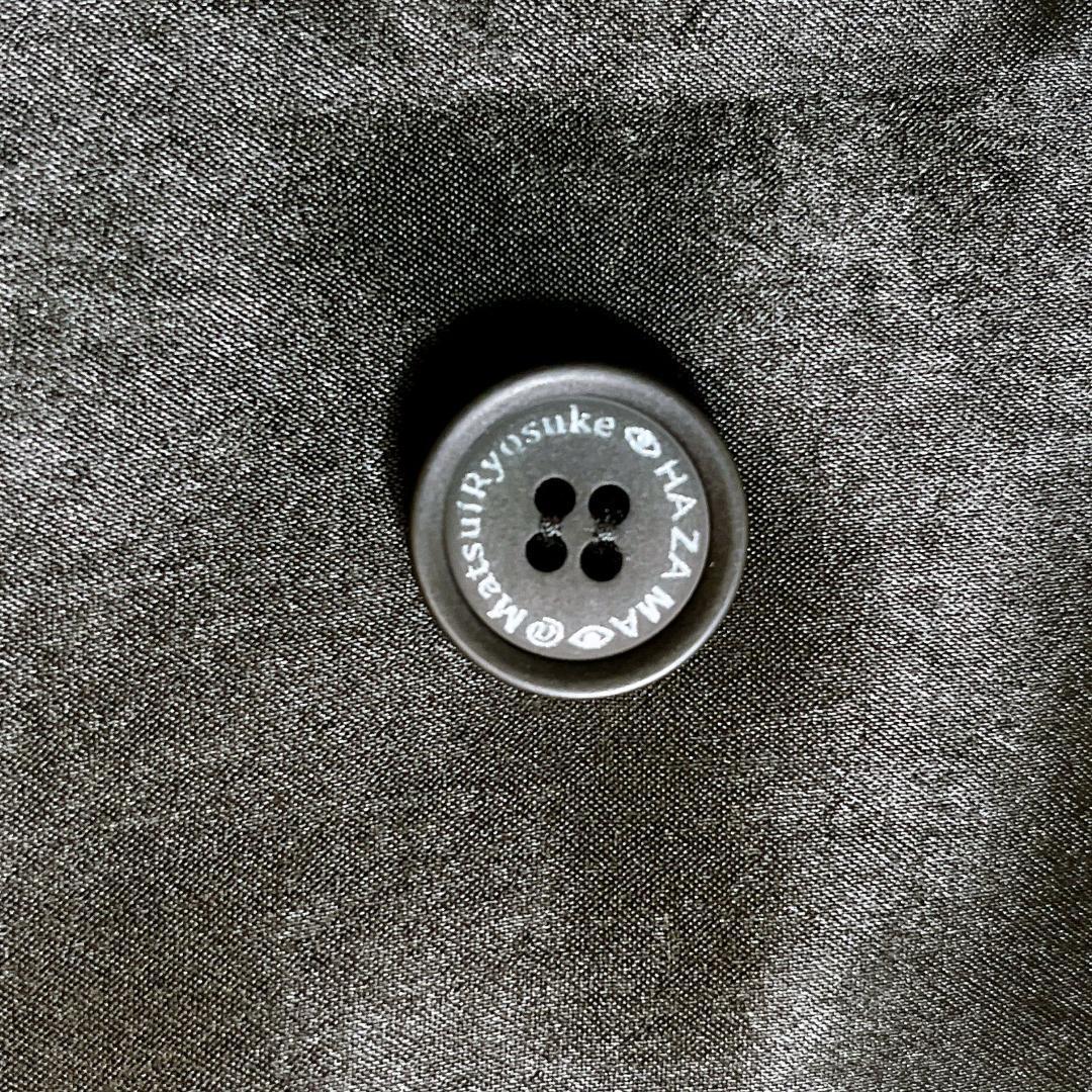 ハザマ 2020-21AW 駆け巡る黒衣コート アセテートVER