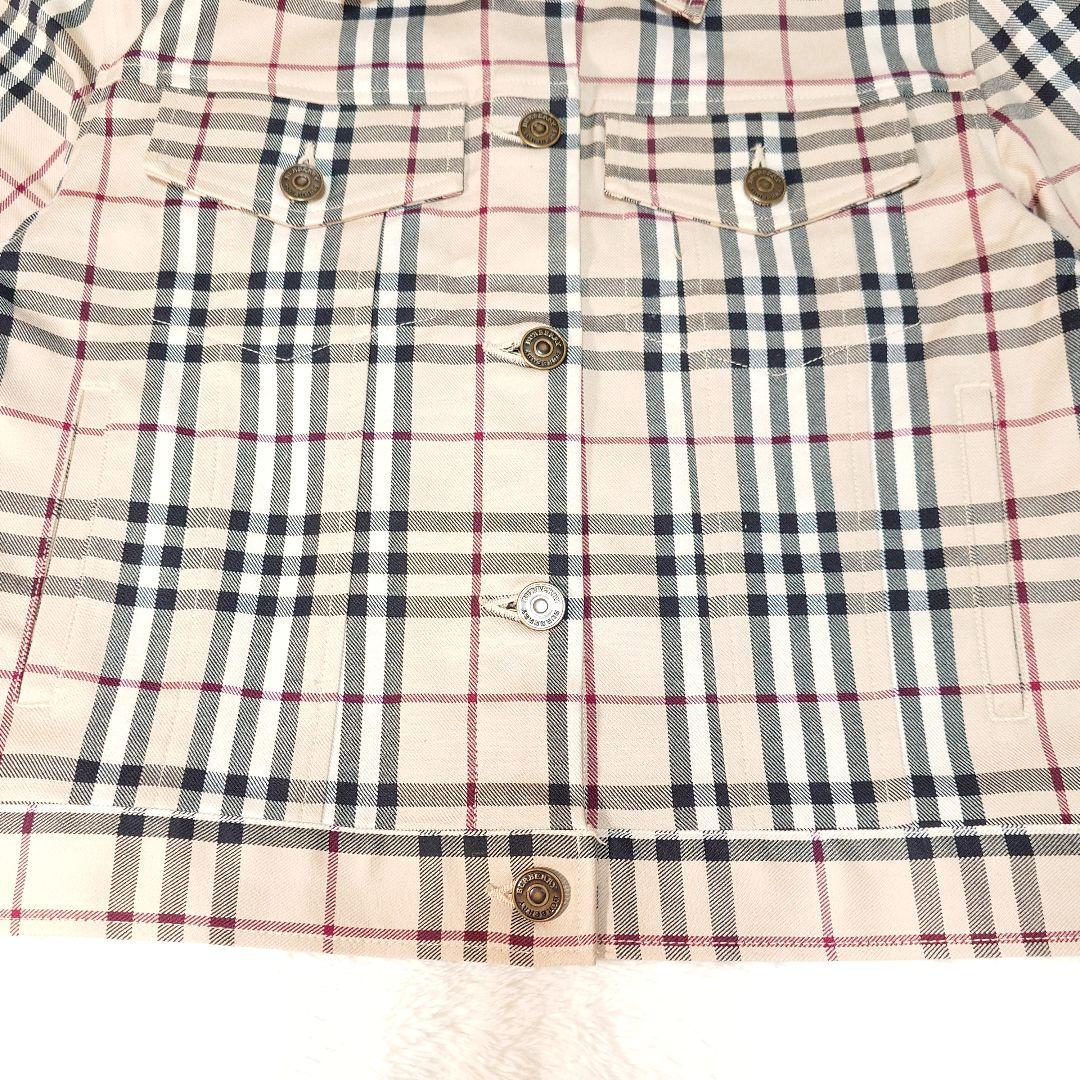 美品✨バーバリーロンドン ジャケット ノバチェック ベージュ レディース M
