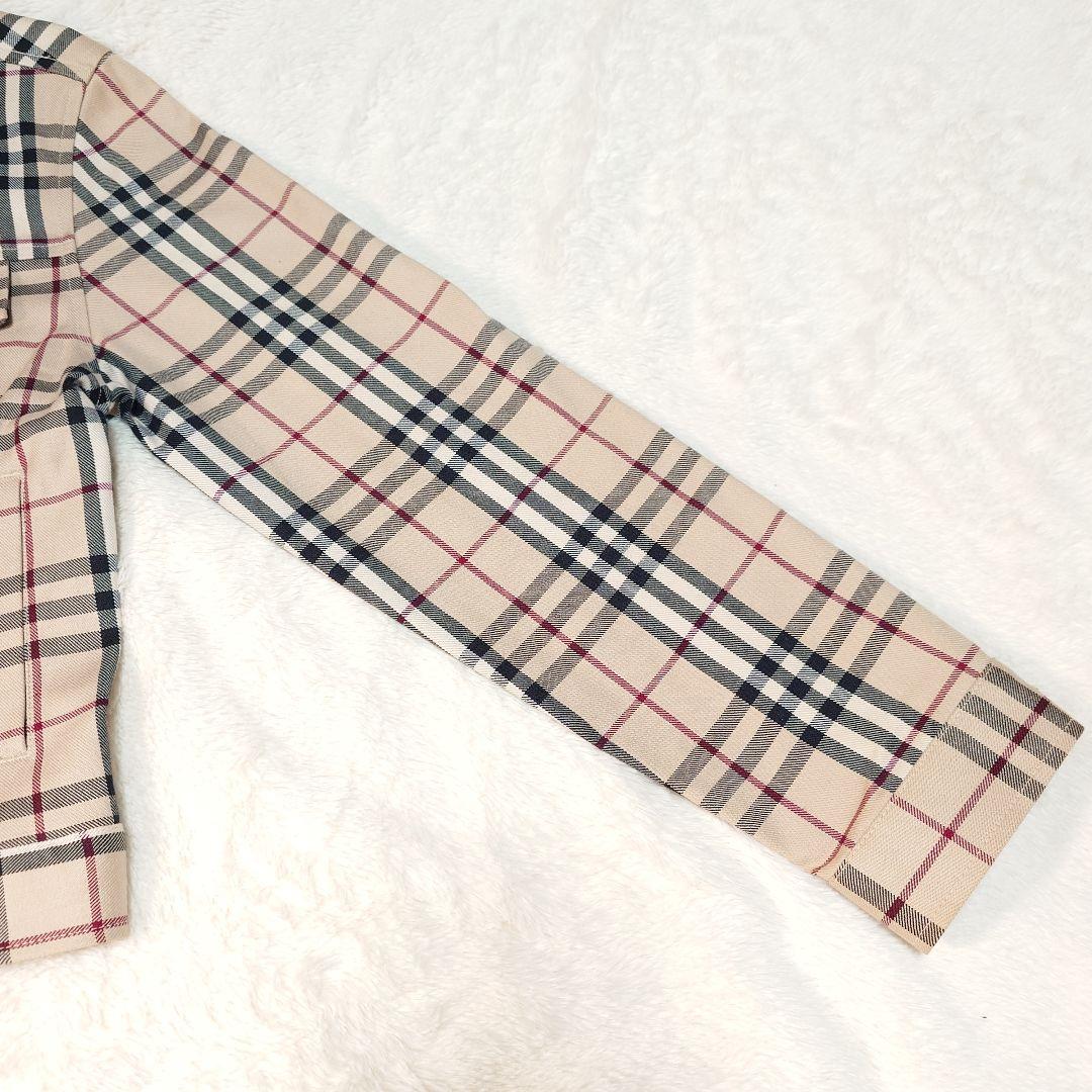 美品✨バーバリーロンドン ジャケット ノバチェック ベージュ レディース M
