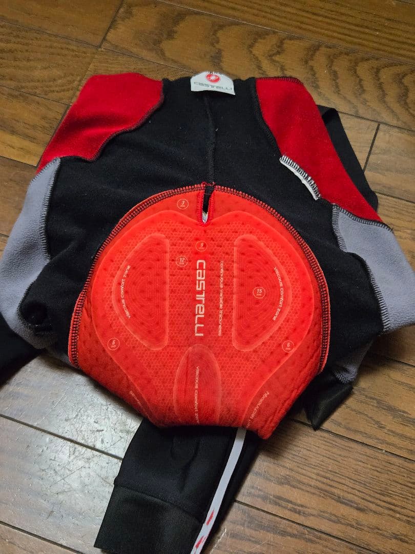 Castelli SORPASSO WIND 裏起毛 ビブタイツ -5～8℃帯