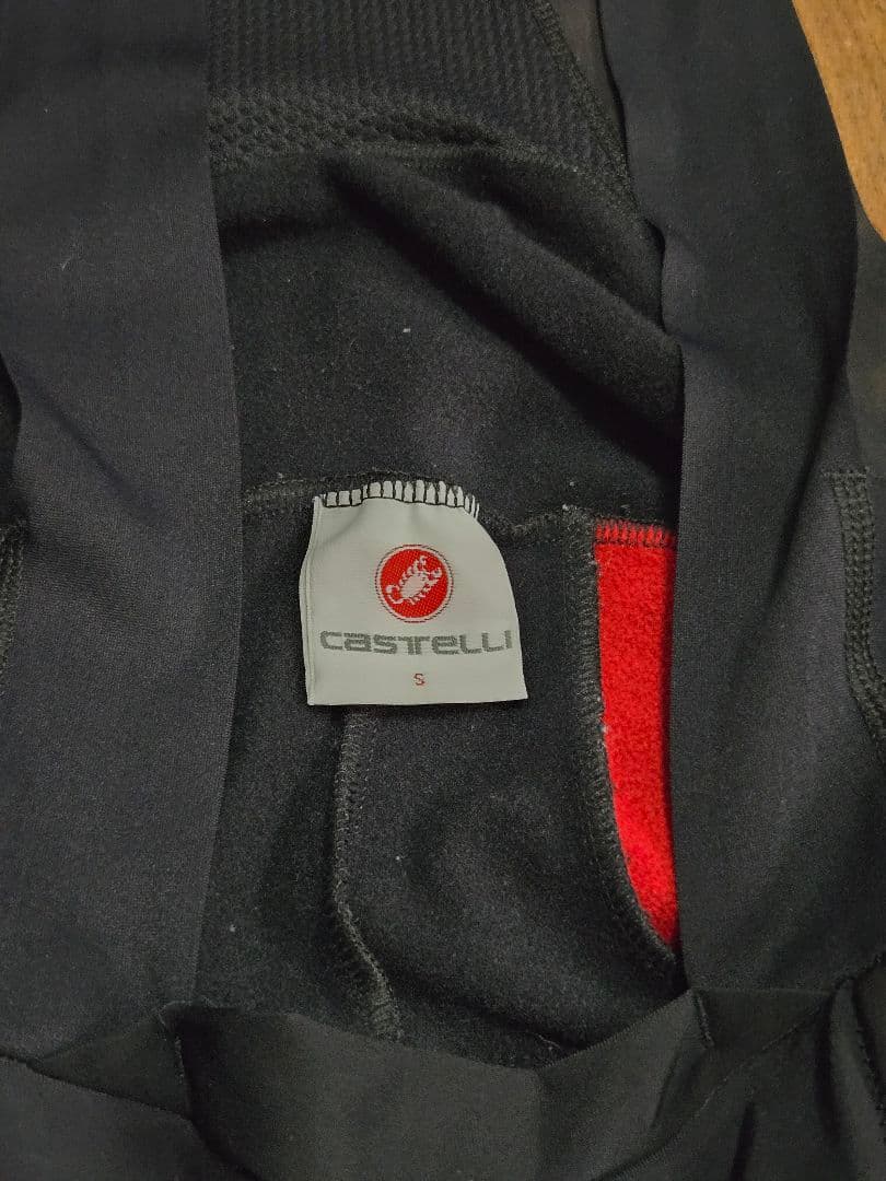 Castelli SORPASSO WIND 裏起毛 ビブタイツ -5～8℃帯