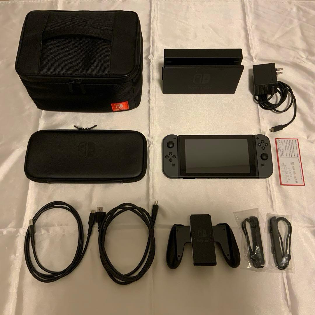 Nintendo Switch グレー 液晶 現行モデル 本体セット