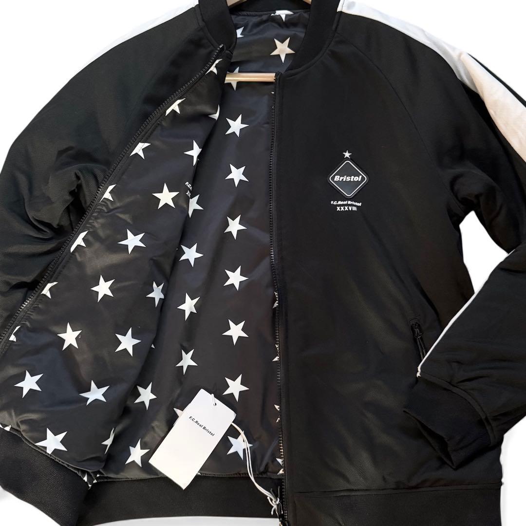 【新品タグXXL】F.C.Real Bristol MA-1 リバーシブル 黒白