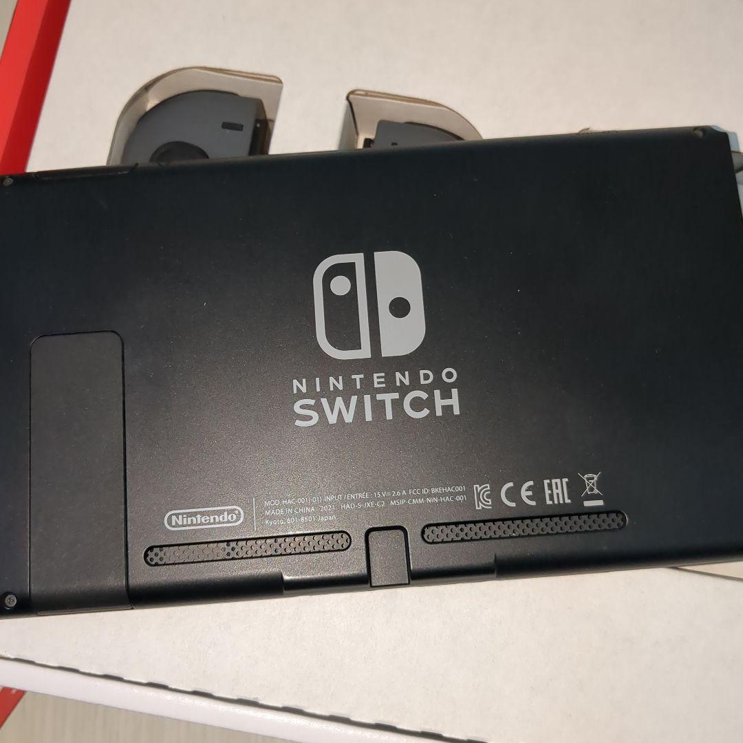 美品　Nintendo Switch 本体 グレー　ジョイコン付き