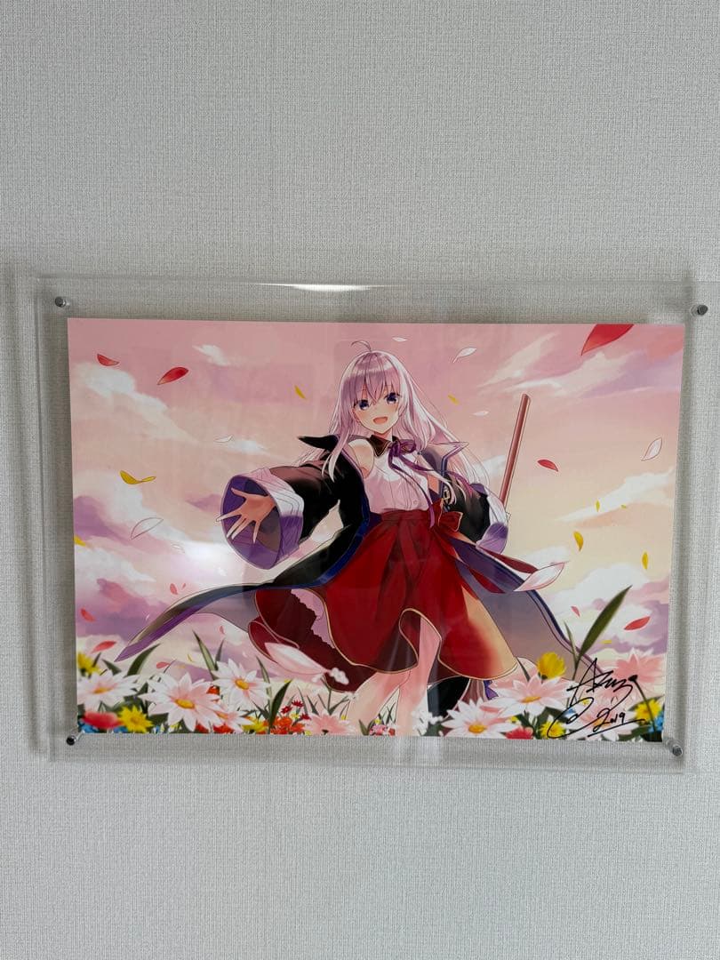 魔女の旅々 高精細複製画付き限定版　製画のみ　イレイナ　あずーる　直筆サイン