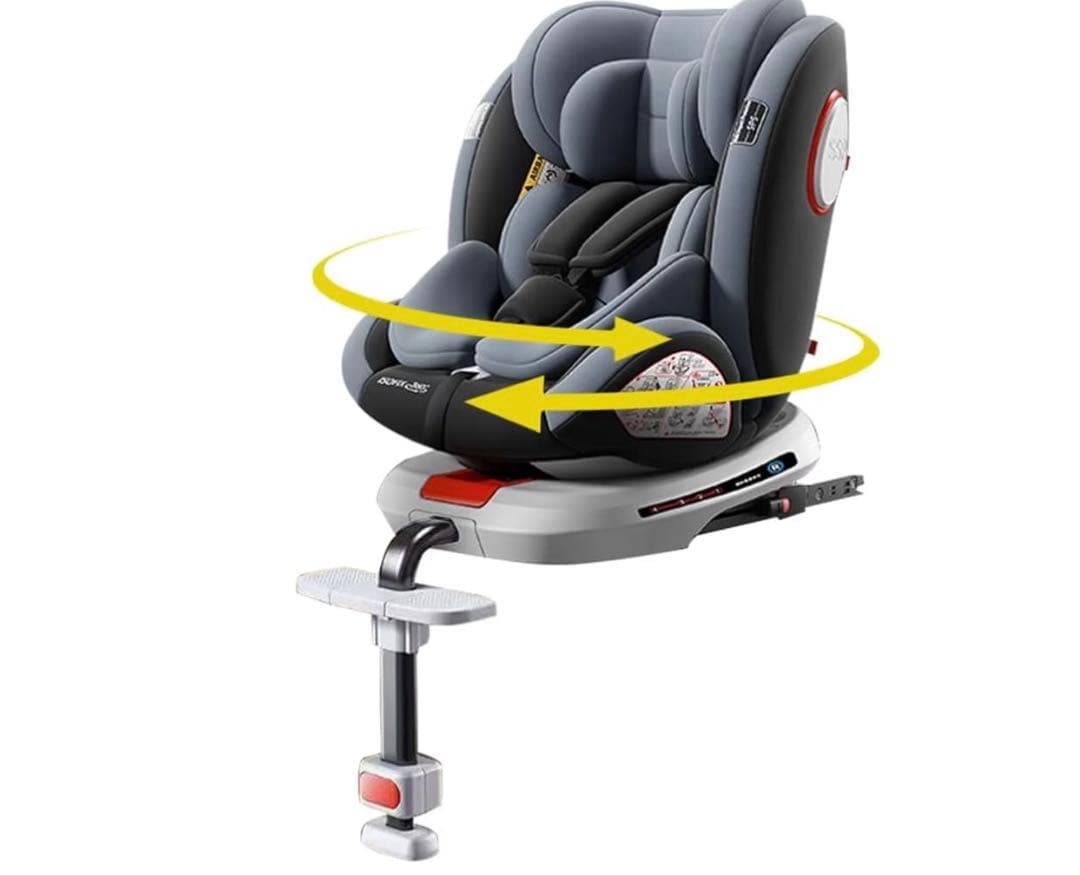 チャイルドシート 360度 回転式 ISOFIX対応 成長に合わせて使える