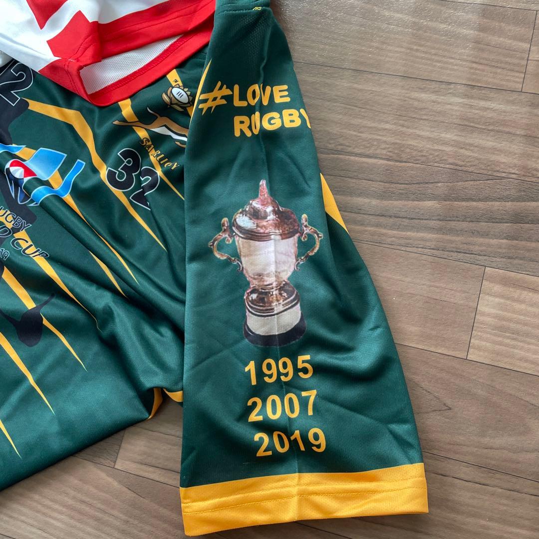 劇レア　ワールドカップ　アシックス　ラグビー　南アフリカ　イングランド　決勝戦