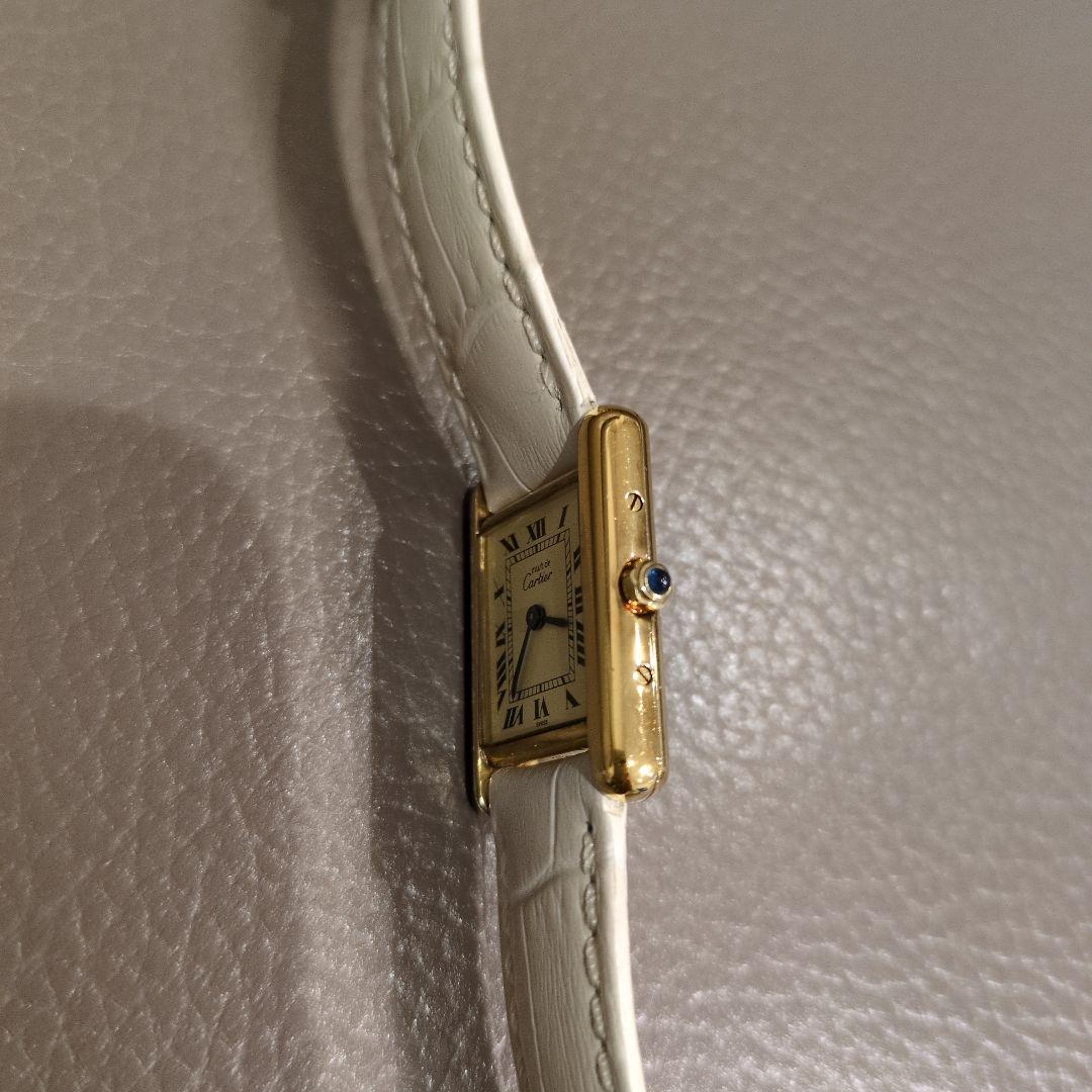 カルティエ マストタンク ヴェルメイユ SM 革ベルト3本