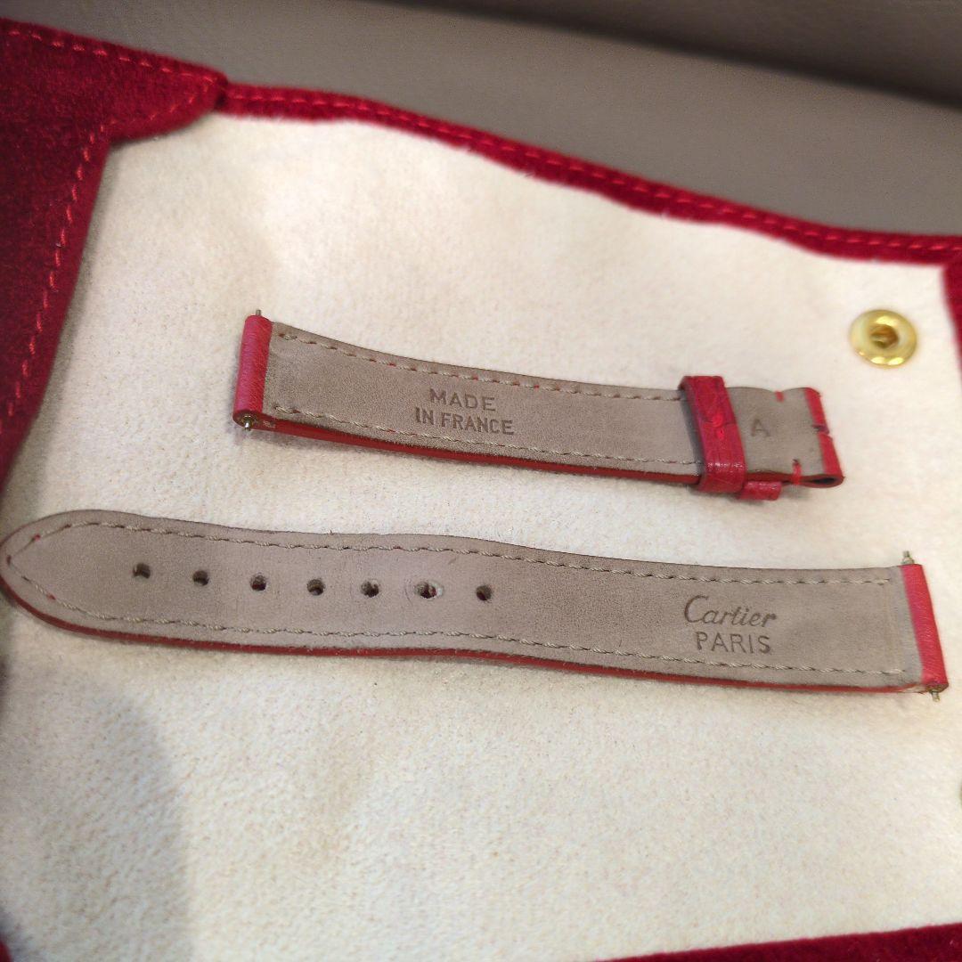 カルティエ マストタンク ヴェルメイユ SM 革ベルト3本