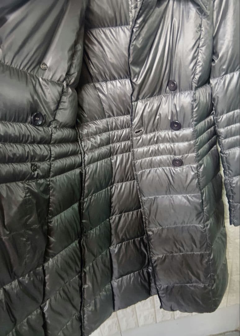 HERNO　ヘルノ　ダークグレー ダブルブレスト ロングコート　美品