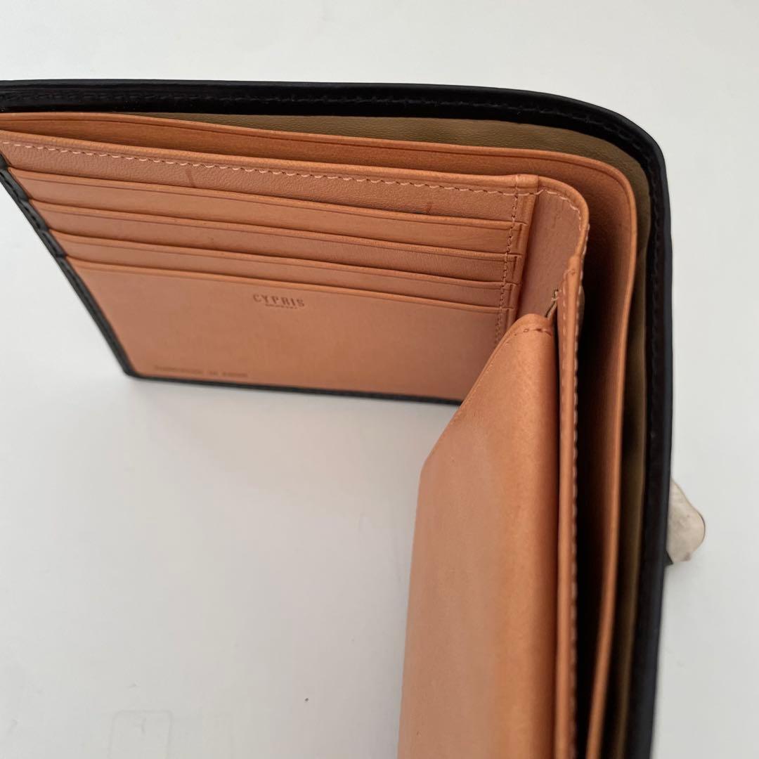 CYPRIS ブラック 二つ折り財布 新品未使用