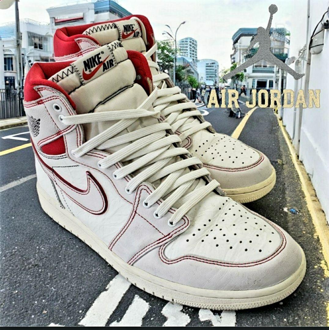 ナイキエアジョーダン レトロOGファントム/University Red 29