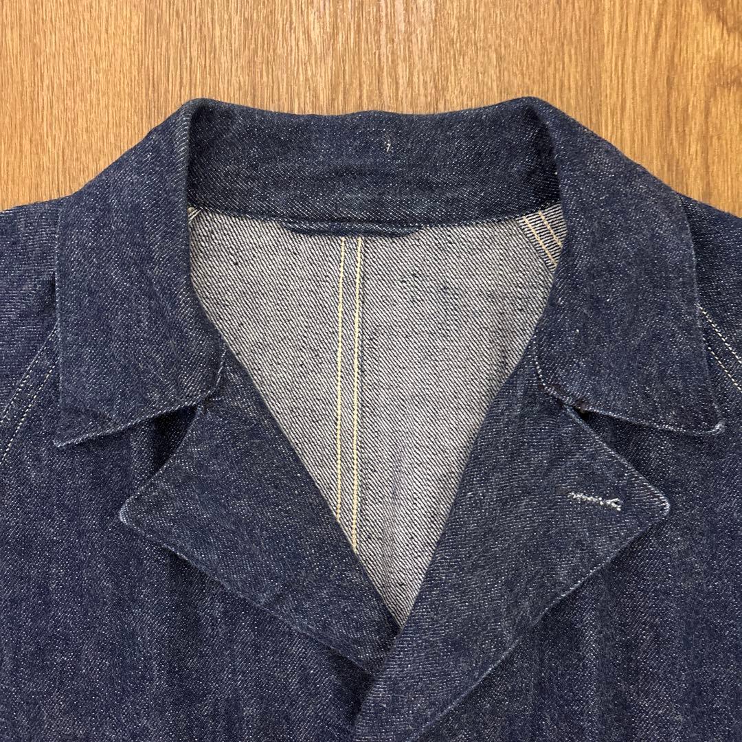 【COMOLI】21AW デニムワークジャケット サイズ2 未使用に近い 美品！