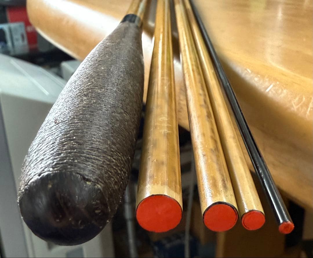 シマノ 朱紋峰 飛造り 15尺 ヘラブナ竿