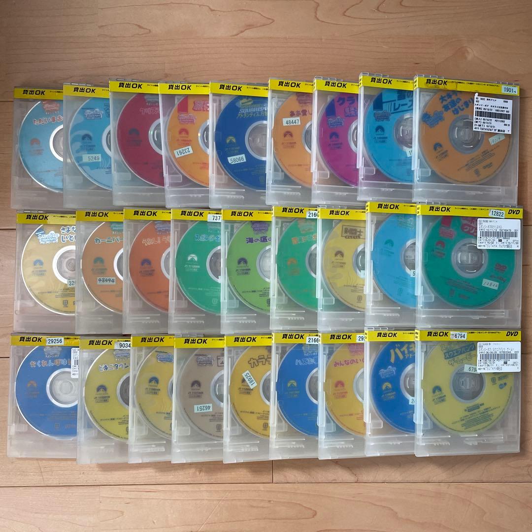 レンタル落ちDVD スポンジ・ボブ 27枚セットまとめ売り 映画