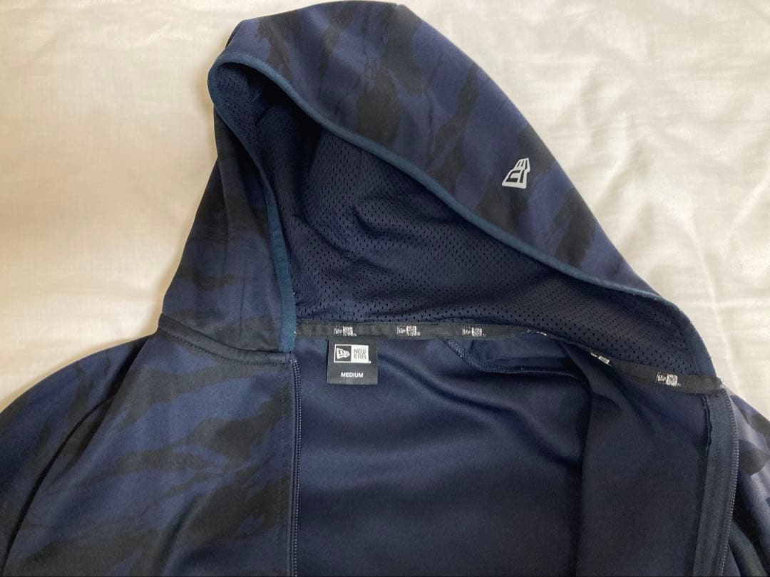 ニューエラ セットアップ ジャージ カモ ネイビー