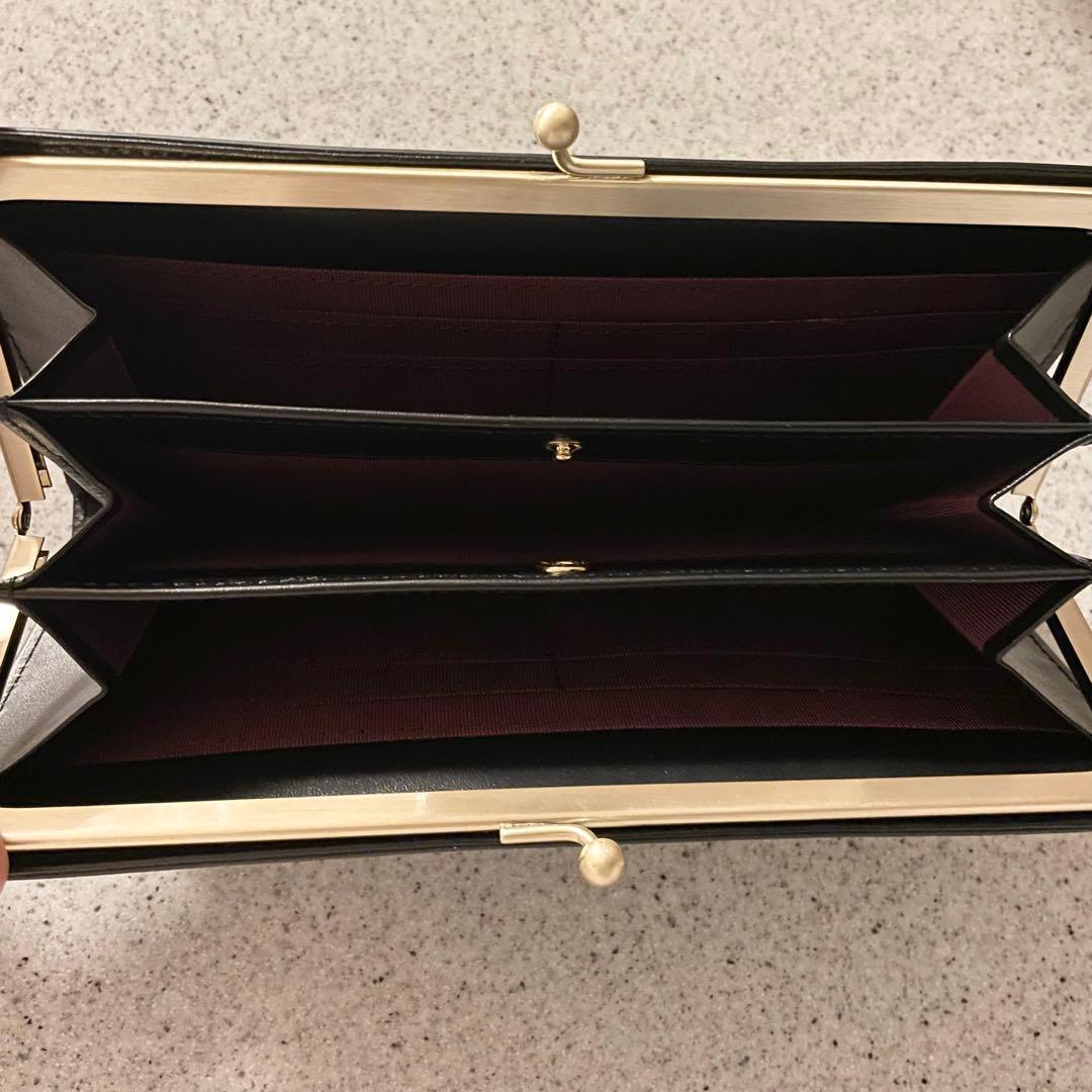 新品　アニエスベー ガラスレザーロングウォレット \"Gloria\"