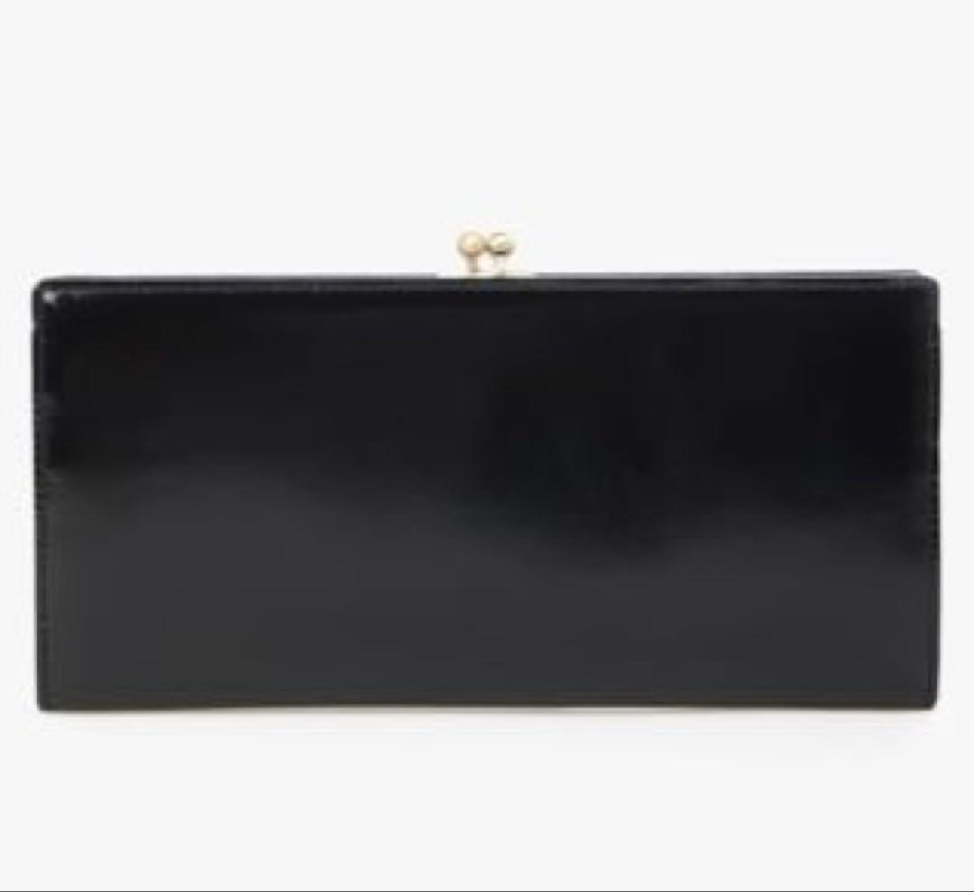 新品　アニエスベー ガラスレザーロングウォレット \"Gloria\"