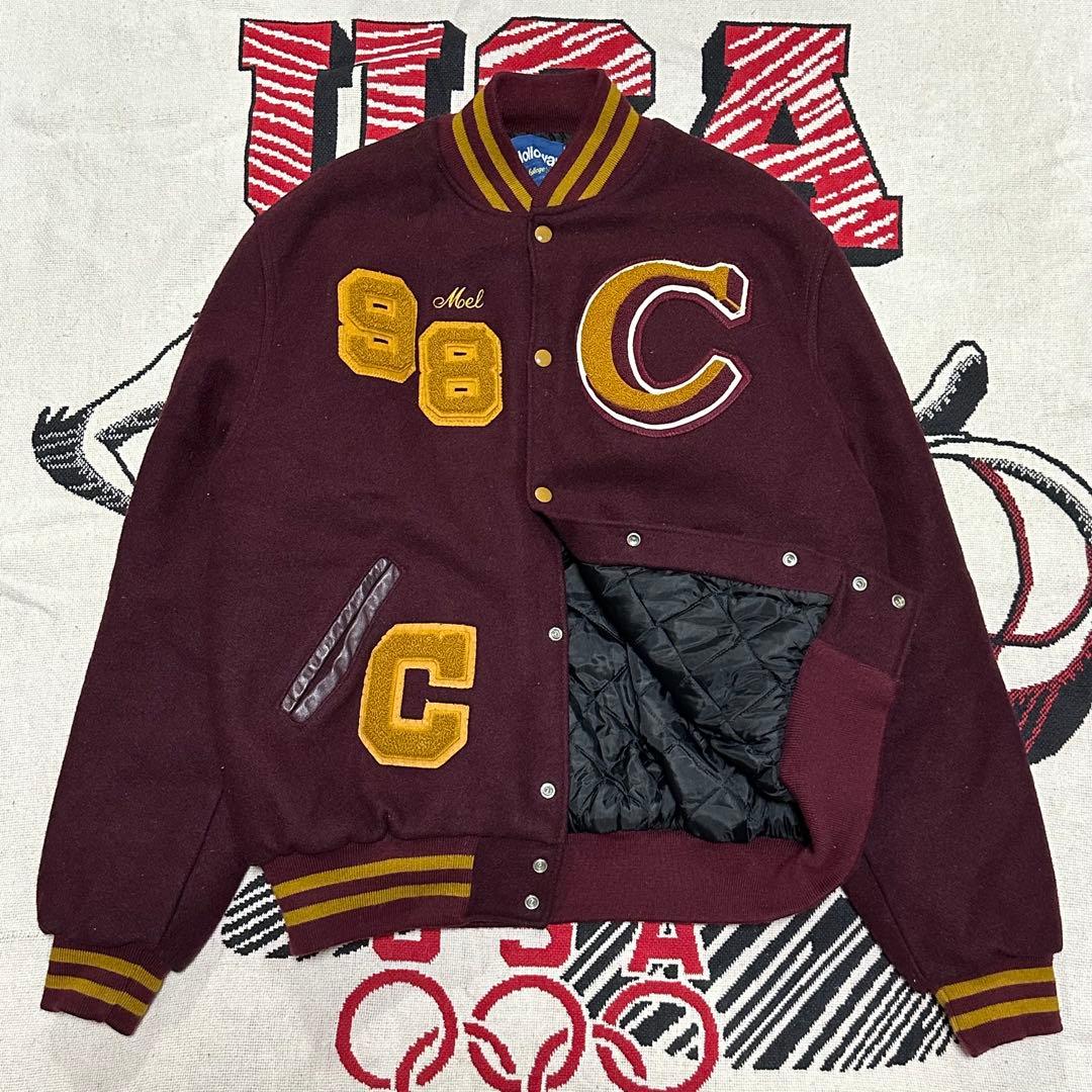 【レア】90s Holloway スタジャン バーシティージャケット 60s