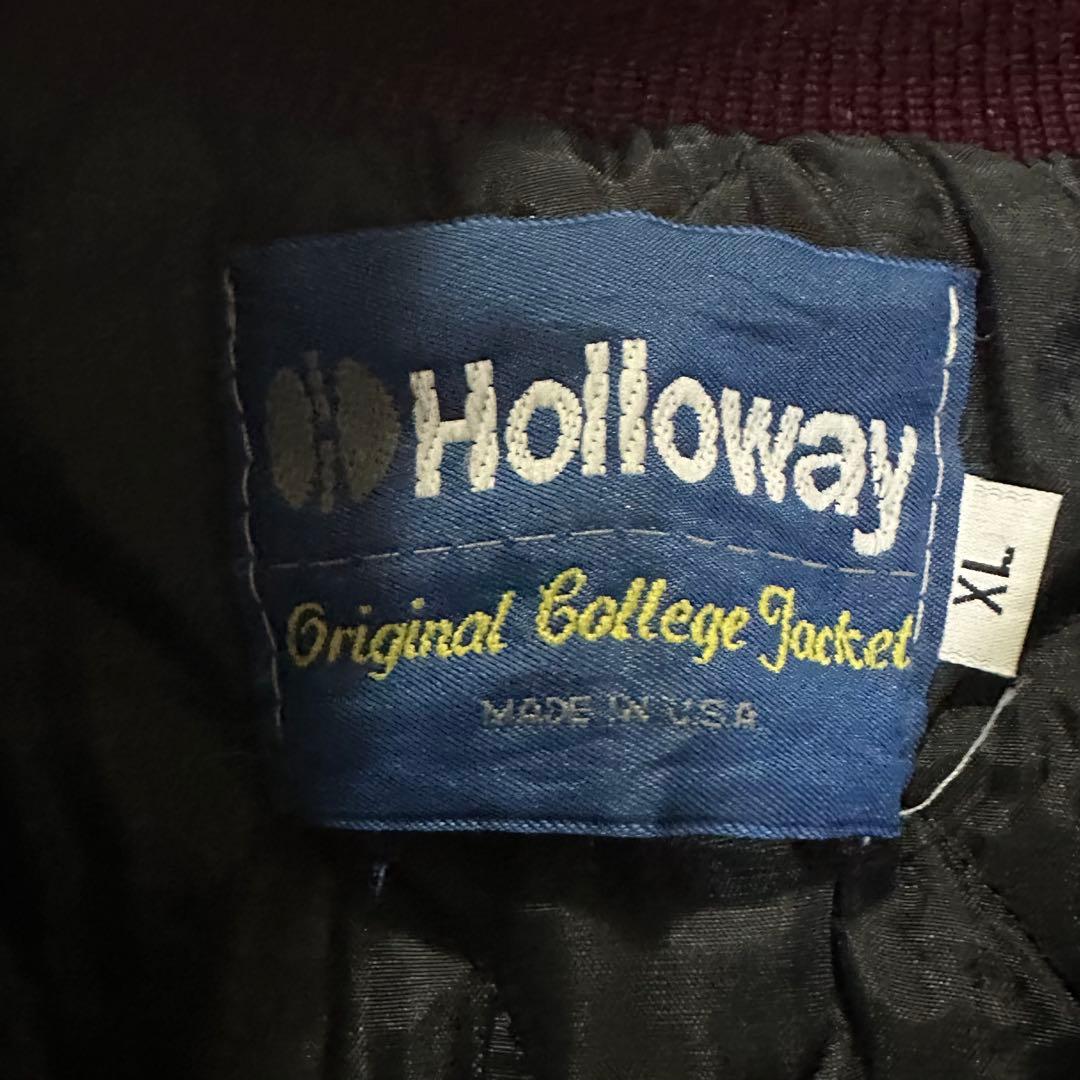 【レア】90s Holloway スタジャン バーシティージャケット 60s