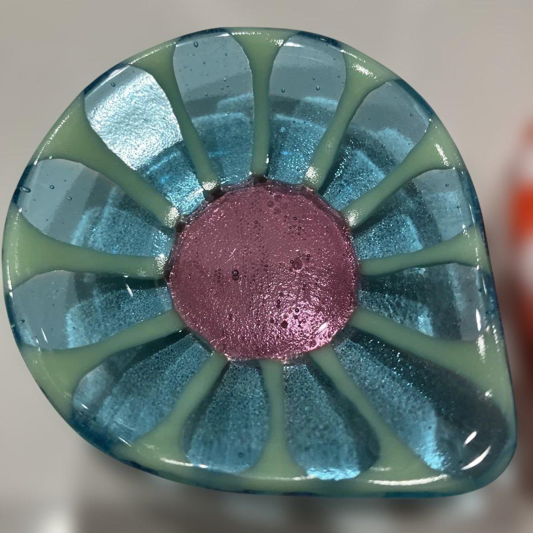 田子美紀さん　ガラス　豆皿