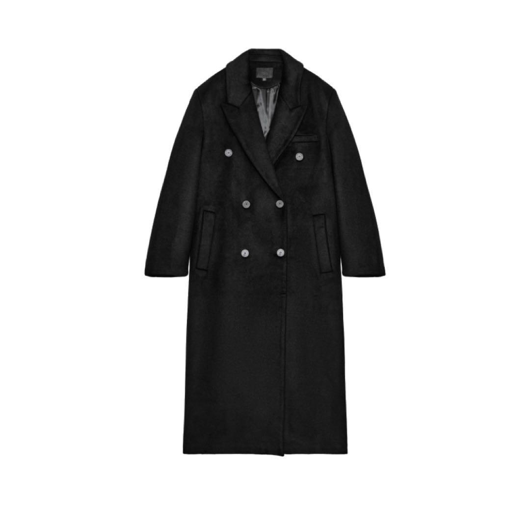 完売品　 ZARA ウール混紡エクストラロングコート　M 新品未使用