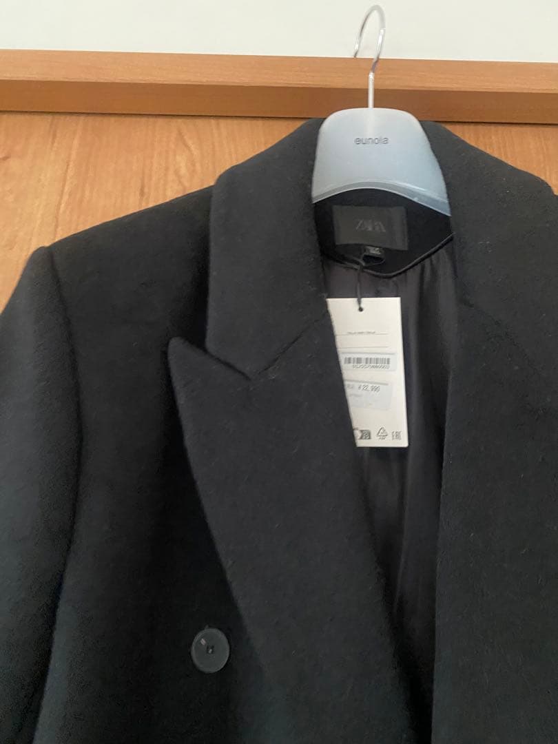 完売品　 ZARA ウール混紡エクストラロングコート　M 新品未使用