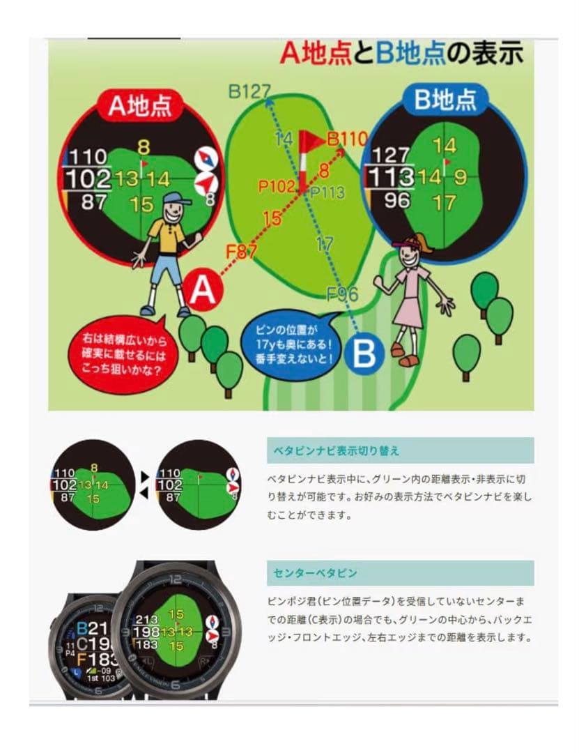 アサヒゴルフ GPSゴルフナビ EAGLE VISION ACE PRO
