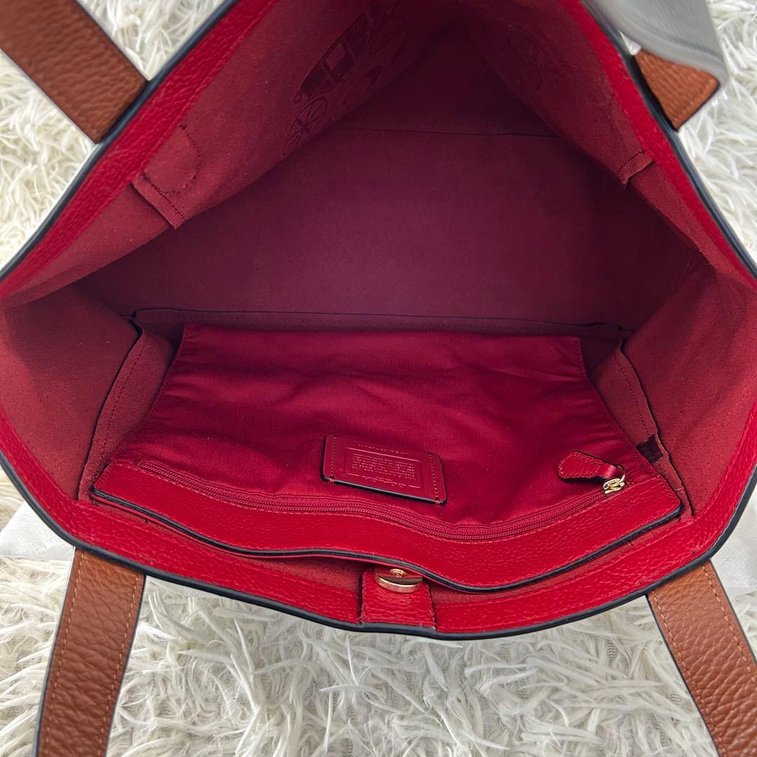 ✨美品✨ コーチ トートバッグ ホースアンドキャリッジ レザー A4収納可