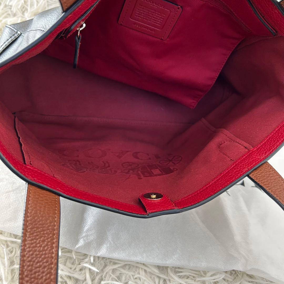 ✨美品✨ コーチ トートバッグ ホースアンドキャリッジ レザー A4収納可