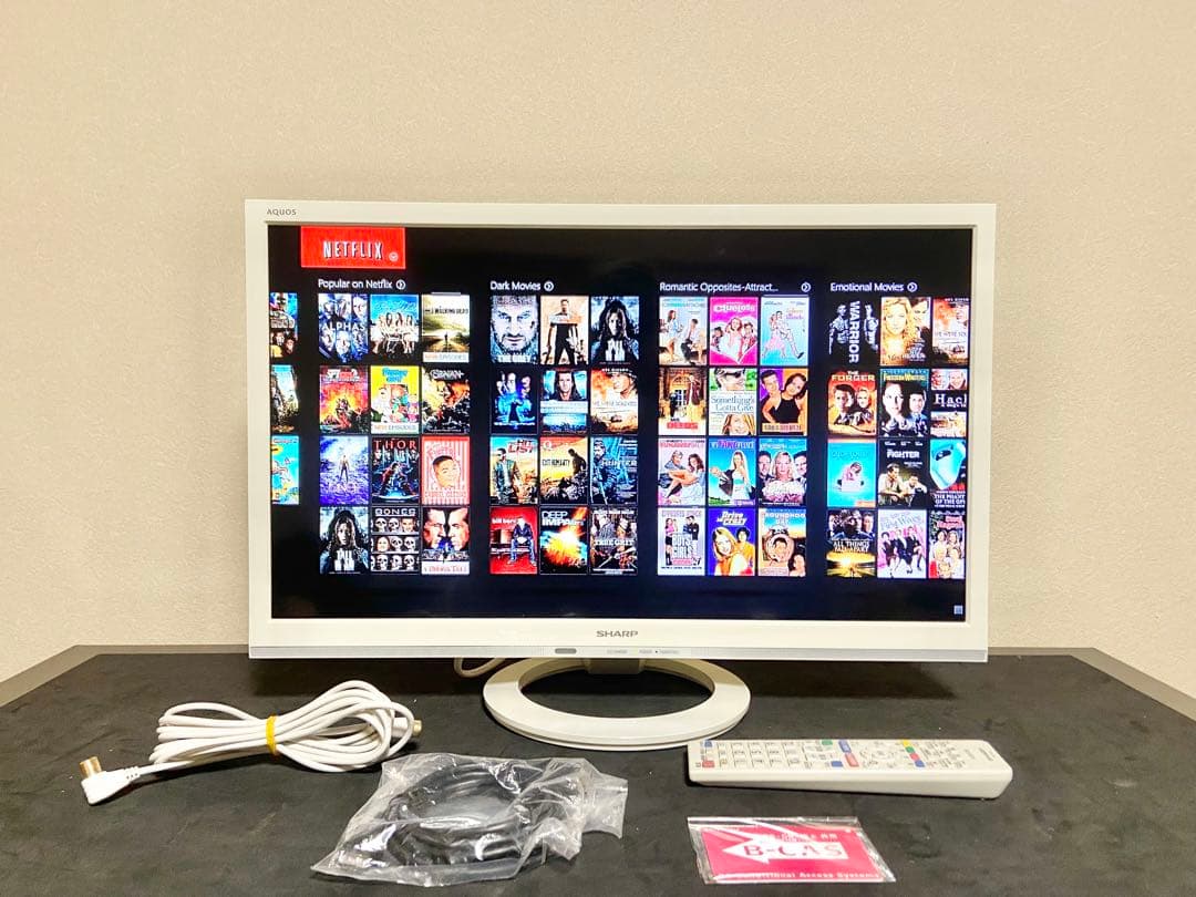 【今だけ優待価格】SHARP AQUOS｜24V型HD・Wチューナー