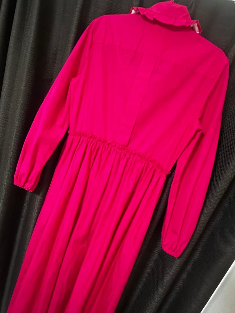 MaxMara マックスマーラ レディース マキシ丈ワンピース フューシャピンク