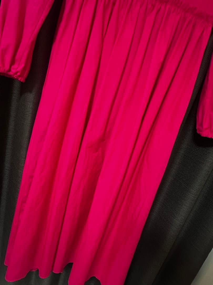 MaxMara マックスマーラ レディース マキシ丈ワンピース フューシャピンク