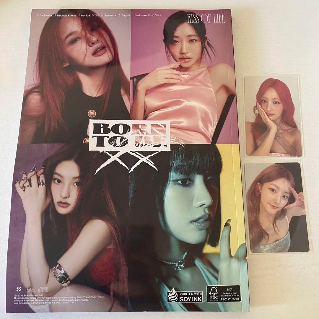 Kiss of life アルバム トレカ ナッティ ジュリー ハヌル ベル