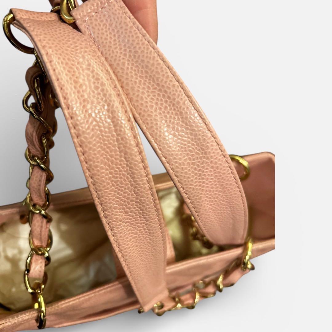 CHANEL チェーンショルダートートバッグ