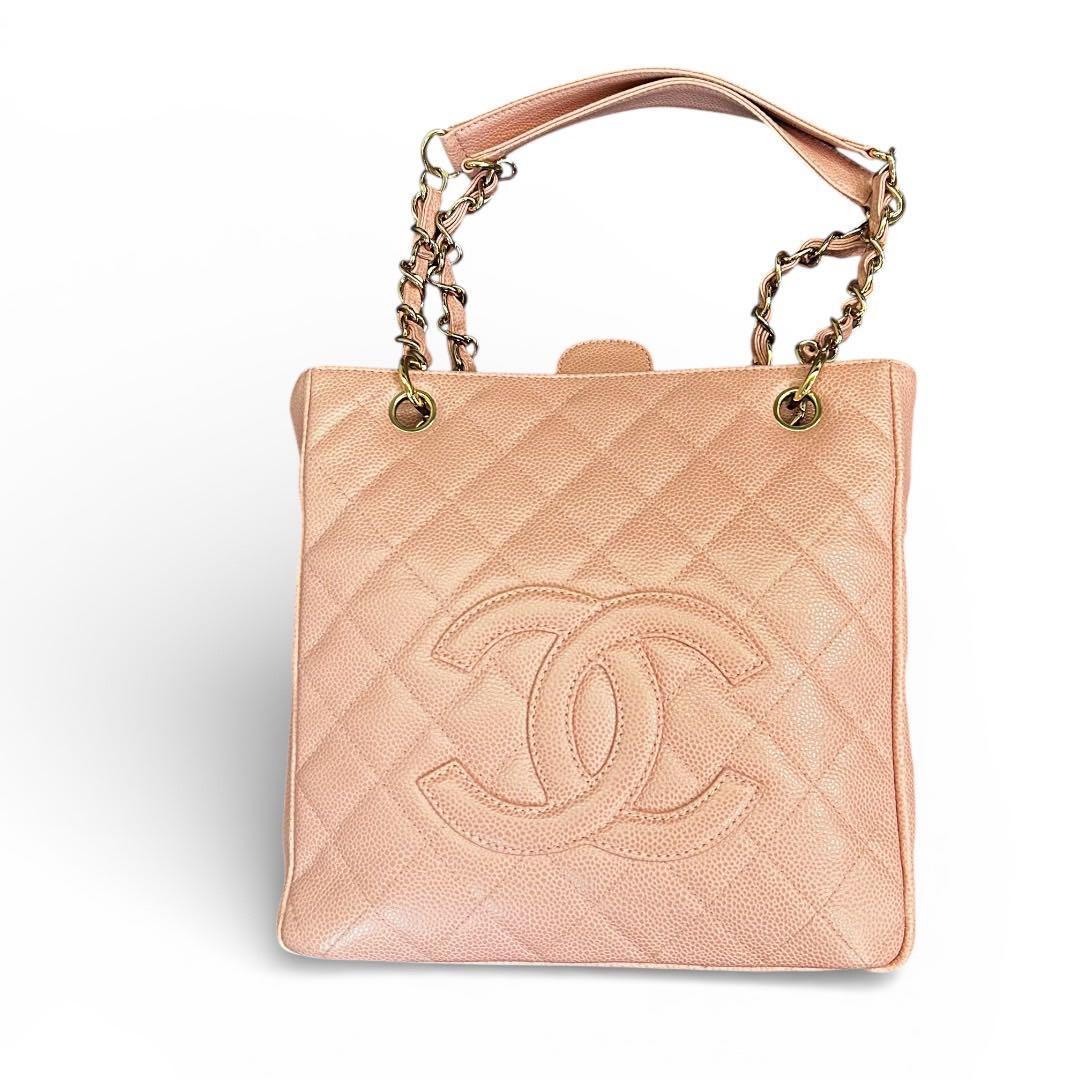 CHANEL チェーンショルダートートバッグ