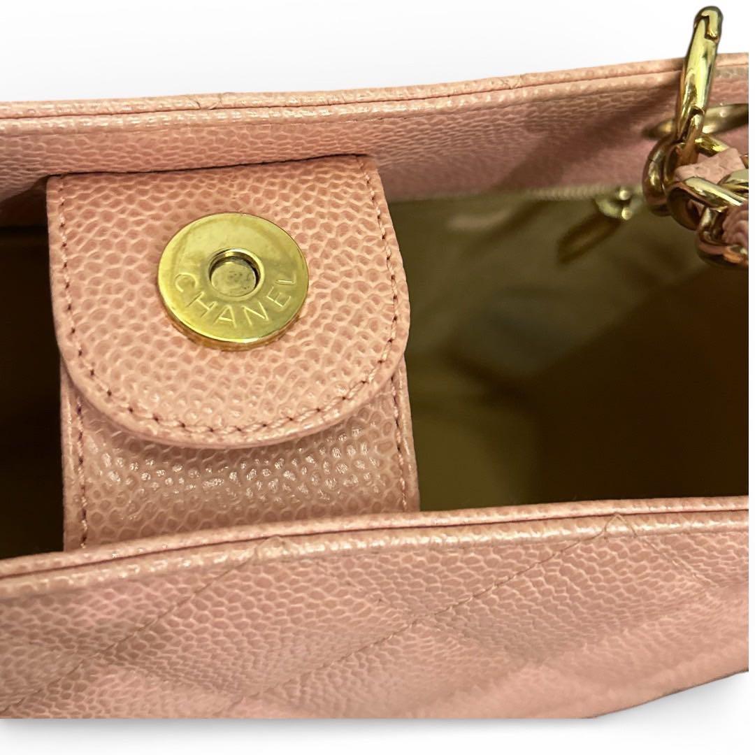 CHANEL チェーンショルダートートバッグ