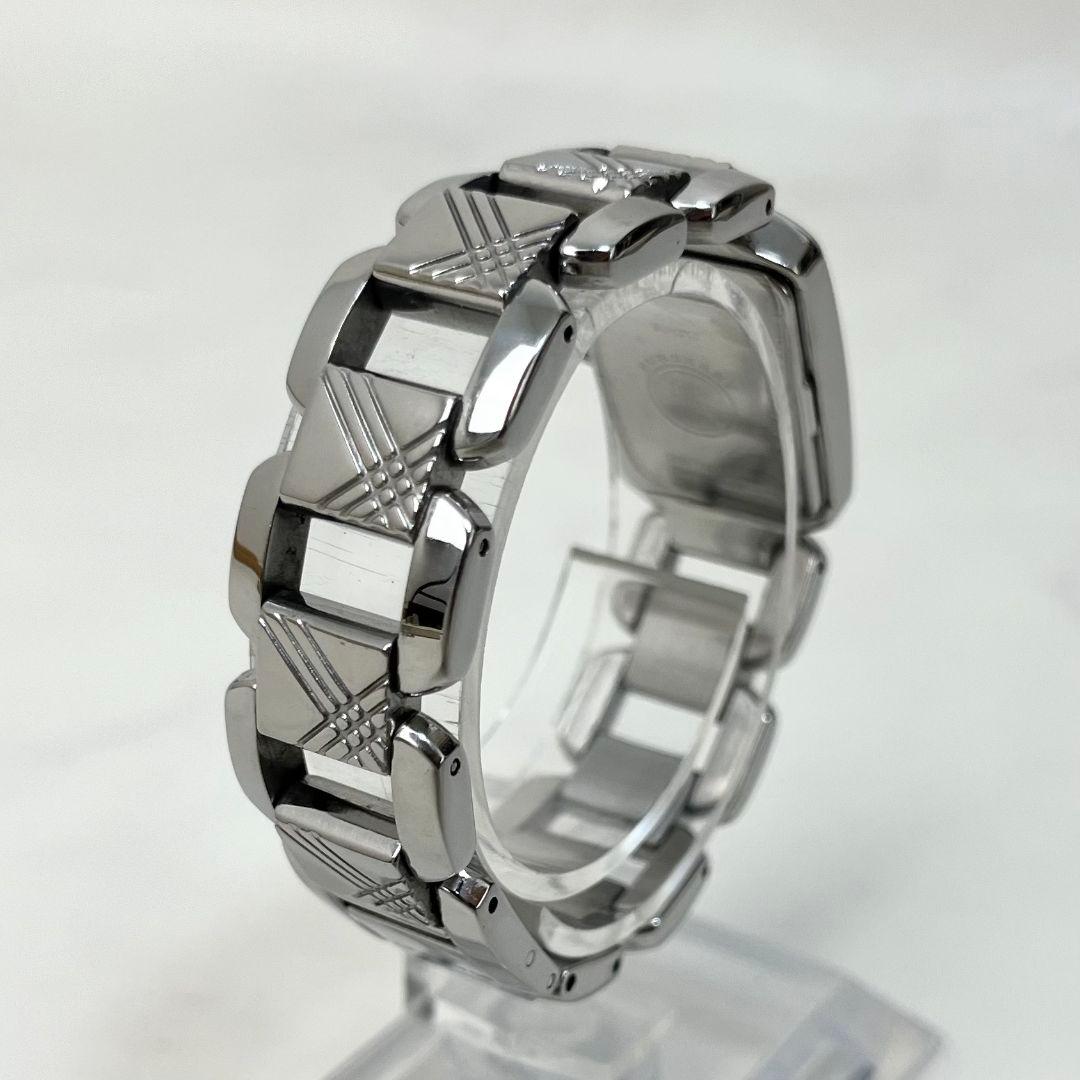 【稼働】 BURBERRY BU4212 スクエア アナログ 腕時計 シルバー