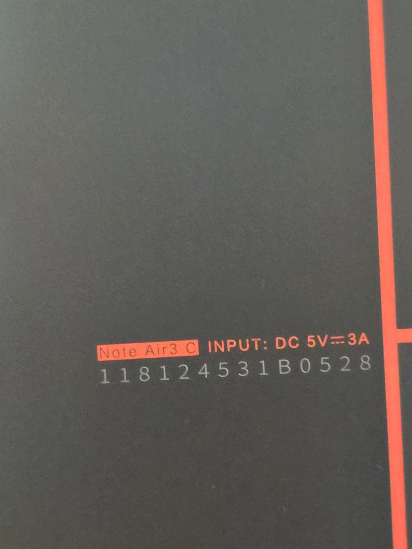 電子書籍リーダー本体 BOOX Note Air 3C