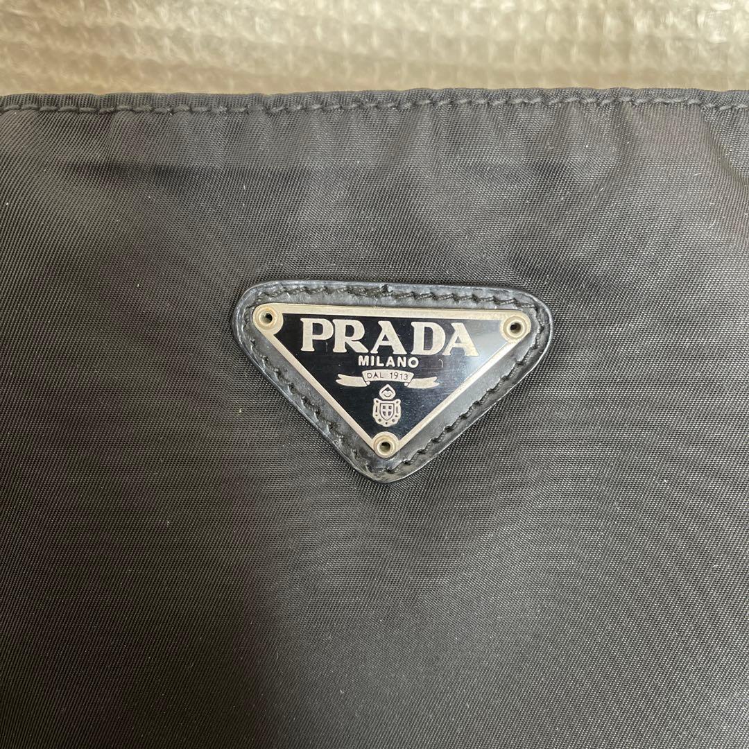 ◇ PRADA プラダ ショルダーバッグ ナイロン ブラック ◇