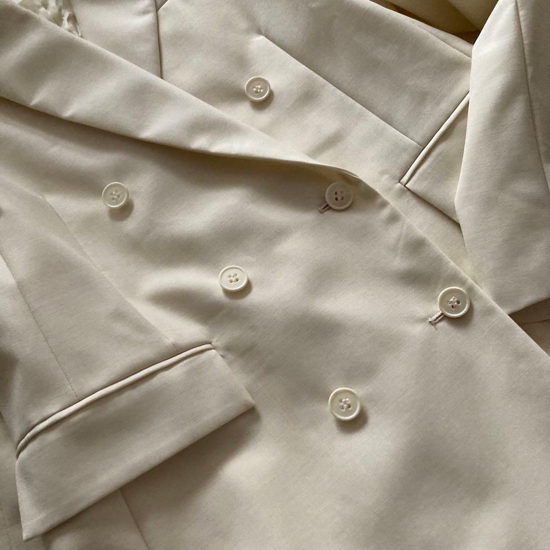 【雑誌掲載】新品 ROPE' 5.2万 ウールモヘヤダブルジャケット 2024年