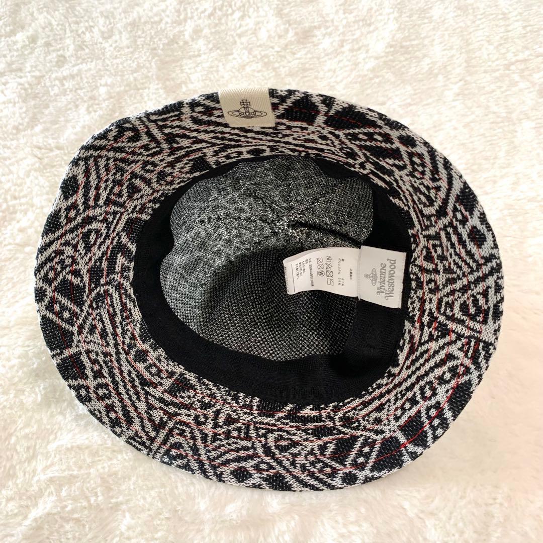 Vivienne Westwood バケットハット オーブ総柄 美品